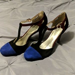 Multicolored heels